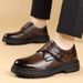 2025 Autumn Winter New Trend Soft Black Thick Sole Breathable Veratile Caual Men' Leather Britih Style Buine_vogvips.com