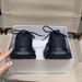 Warrior Soft Sole Lightweight Sneakers Women, Trendy Black Dad Shoes, Breathable Mesh Running Shoes For Autumn_vogvips.com