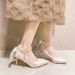 2025 Autumn New Pointed Toe Heels French Fashion Stiletto Bowknot Pearl Strap High Heel Pumps For Women_vogvips.com