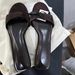 Women's Sheepskin Wedge Heel Sandals Simple Elegant Wood Grain High Heeled Sandals for Outdoor Wear Summer 2025_vogvips.com