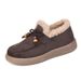 2025 Winter New Thickened Shoes With Fleece, Warm Slip-On Versatile Fashion Women's Cotton Boots_vogvips.com