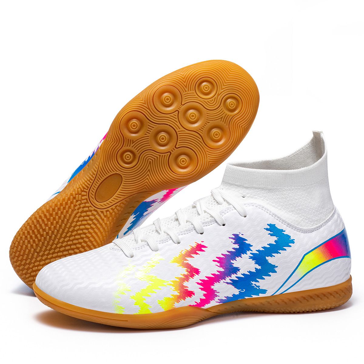 New AG Adult Children's Men's And Women's Long Nails Broken Nails Lawn Training Anti Slip And Wear Resistant Football Shoes For Competition Training_vogvips.com