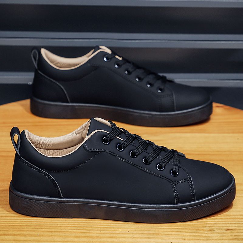 Summer New Style White Sneakers Versatile Men's Business Casual Shoes Trendy Single Socialite Style Shoes_vogvips.com