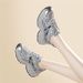 Comfortable Thick-soled Dad Shoes, Height-increasing 2026 Spring New Sports Shoes, Color-blocked Mesh Trendy Casual Fashion Women's Shoes_vogvips.com