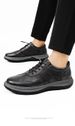 Men's Leather Casual Shoes Board Shoes Young And Young Lace-up Men's Shoes_vogvips.com