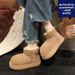 Cute Big Head Capybara Snow Boot For Women 2025 New Winter One-Piece Fleece-Lined Thickened Waterproof Warm Cotton_vogvips.com