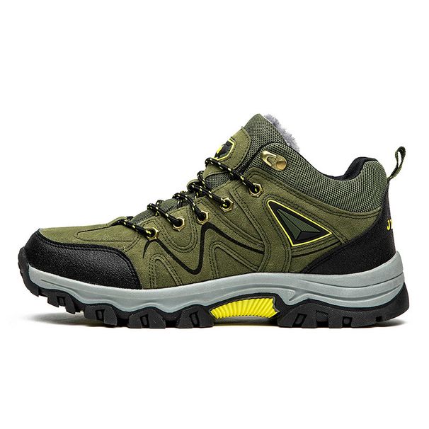 Winter Snow Boots Men High-top Warm Plush Durable Outdoor Ankle Boots Men Anti-slip Thick-soled Comfortable Hiking Shoes Men_vogvips.com