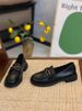 First Layer Cowhide Leather Small Leather Shoes Soft Sole One Pedal Loafers Women's Shoes Flat Single Shoes_vogvips.com