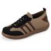 Women's Shoes Casual Shoes One Pedal Shallow Mouth Retro German Training Shoes Flying Woven Breathable Mother Shoes Flat Single Shoes_vogvips.com