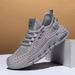 Men's Summer Casual Shoes Breathable Mesh Upper Trendy Hollow out Slip-On Single Shoes Solid Color Versatile Design_vogvips.com