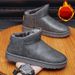 SHLIANG New Men's Winter Boots Outdoor Waterproof Winter Shoes For Men Snow Boots High Quality Non Slip Ankle Boots Warm Shoes X0082_vogvips.com