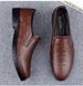 Casual Leather Shoes Men's Small Leather Shoes Men's Shoes Lazy Shoes Gingham Men's Shoes_vogvips.com