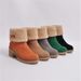 Women's Shoes Snow Boots, Plus Size, Thickened, Chunky Heel, Platform, Lamb Wool, Women's Shoes_vogvips.com
