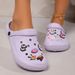Clogs Platform Slippers Women Home Flat Luxury Designer Woman Shoes House Summer Sandals Casual Beach Fashion Footwear_vogvips.com