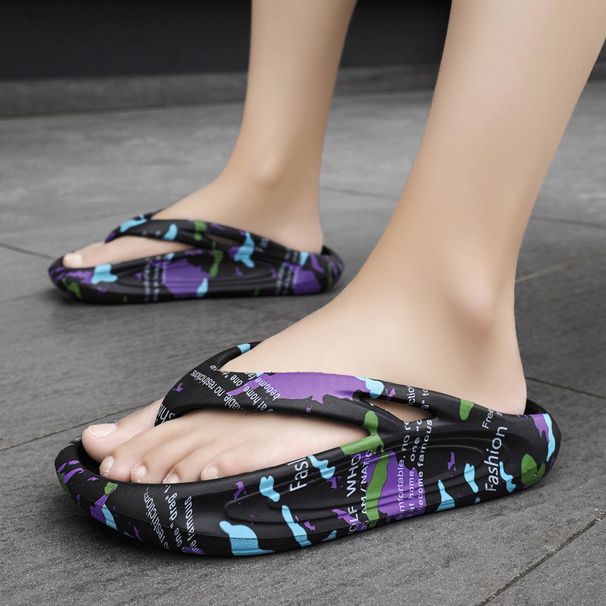 Plus-size Flip-flops For Men And Women Summer Casual Beach Shoes Platform Couple Slippers_vogvips.com