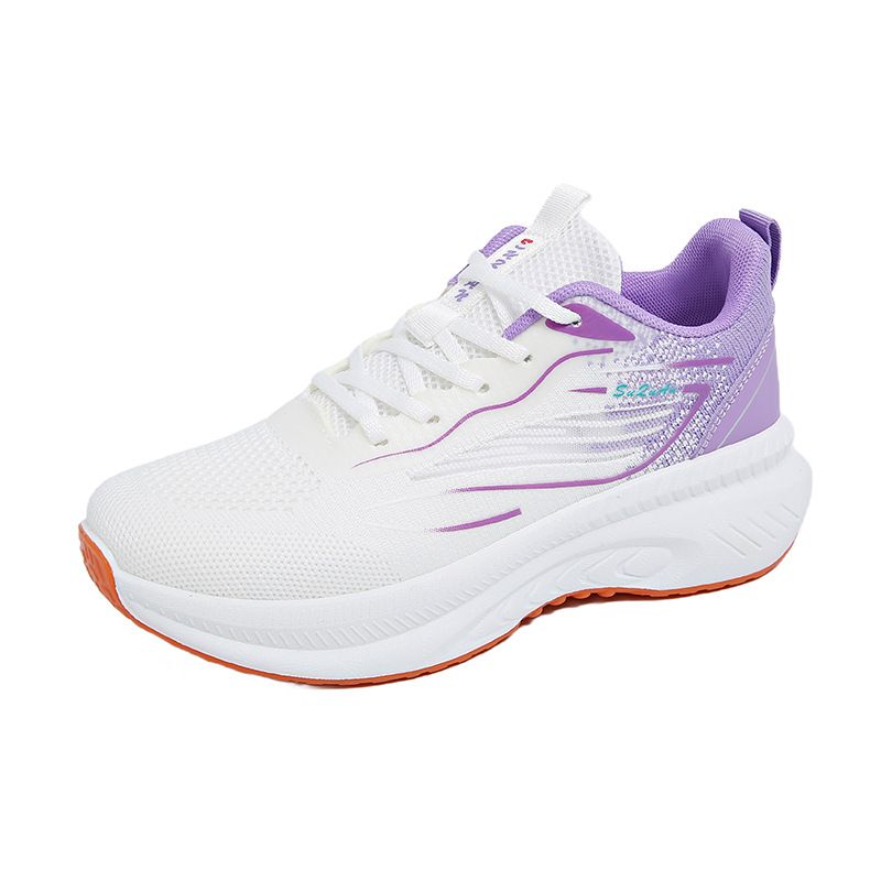 Flying Woven Shoes Sports Women's Mesh Breathable Student Casual Shoes Platform Running_vogvips.com
