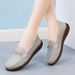 Comfortable Soft Sole Non-slip Mother Shoes Flat Beanie Shoes_vogvips.com