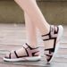 Sports Sandals Women's Ins Tide Beach Shoes Student Versatile Velcro Flat Sandals_vogvips.com