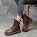 Women's Martin British Style Short 2025 Winter Korean Version Fleece Lined Thickened Versatile Thick Sole Riding Boots_vogvips.com