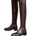 Wide-Leg Boots Velvet Knee-High Boots_vogvips.com