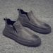 European Warm Series Work Fleece Lined Autumn Winter Kitchen Leather Men's Casual Slip-On Safety Shoes_vogvips.com