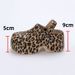 Leopard Thick Bottom Clogs For Women Closed Toe Chunky Platform Sandals Woman Summer 2023 Super High Wedge Heel Slippers_vogvips.com
