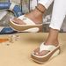 Stepping Shit Feeling Thick Bottom Heightening Eva Flip Flops Women Summer Ins Slippers Outdoor Wear High End Fashion_vogvips.com