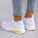 Spring New Women's Fashionable Breathable Lightweight Non Slip Wear Resistant Casual Sports Flat Shoes_vogvips.com