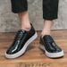 Cross-Border New Brogue Floral Men's Patent Glossy Panel British Casual Workwear Leather Work Shoes Export_vogvips.com