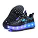 Maishuhu Children's Roller For Girls With Wheels Boys Four-Wheel Youth Glowing Skate Shoes_vogvips.com