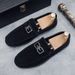 SHLIANG Men's Driving Shoes New Frosted Suede Slip-On Loafers Casual Leather Shoes Comfortable Breathable Rubber Sole S X0020_vogvips.com