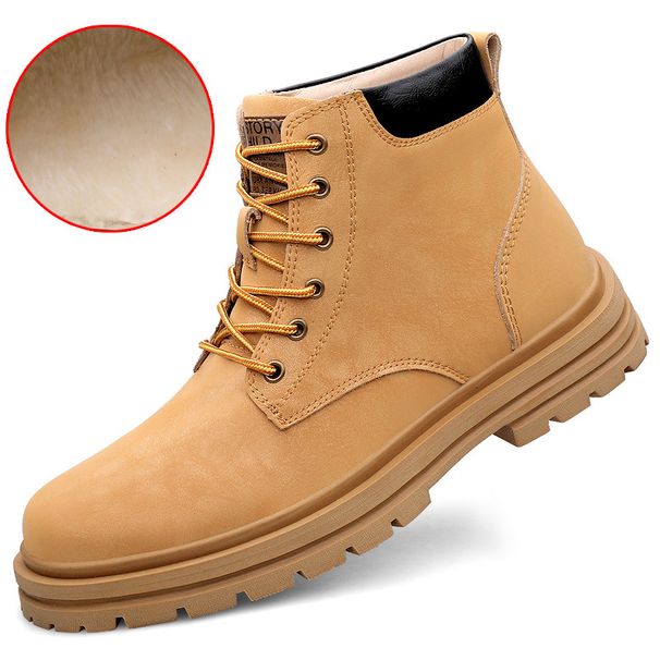 Breathable Velvet Martin Boots Men's Style Retro Tooling Shoes Boots Platform Short Boots Casual Shoes_vogvips.com