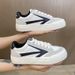 Spring And Autumn New Canvas Women's Student Korean Edition Casual Board Shoes Sporty Style Ins Trendy Lace Flat Bottom_vogvips.com