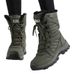 Snow Boots For Women In Winter, Lightweight, High Top, Warm, Plush, Waterproof, Anti Slip, Outdoor Skiing Cotton Shoes_vogvips.com