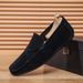 SHLIANG New Men's Slip-On Flat Bottom Fashion Casual Shoes Breathable Comfortable Insole Large Size Loafers Durable Seams X0027_vogvips.com