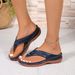 New Casual Women's Shoes Sandals Retro Car Line Non-slip Light Soft Sole Comfortable Slippers_vogvips.com