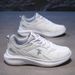 Jonidan Women's Sports Spring And Autumn Leather Waterproof Travel Shoes Soft Sole Running Casual Shock Absorption_vogvips.com
