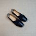 Lancui Version ~ Square Toe Pig Nose Cross Strap Ballet Shallow Mouth Flat Women's Elegant Mary Jane Single Shoes_vogvips.com