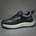 Autumn Winter 2024 New Genuine Leather Breathable White Men's Thick Ultra-Light Soft Sole Sports Casual Shoes_vogvips.com
