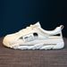 Baotou 2025 New Summer White Shoes Versatile Fairy Style Flat Casual Sports Hollow Sandals For Women_vogvips.com