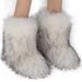 1178225343@qq.com Cross-Border European And American Snow Flat High-Top Raccoon Fox Fur Winter Warm Mid-Calf Women's Boots_vogvips.com