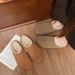 Plucked Shoes Women's Bag Head Half Slippers New Hairy Shoes_vogvips.com