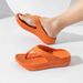 Summer Women's Flip-Flops Outdoor Wear, Fashionable Soft Sole Sports Slippers, Couple's Beach Comfortable Toe-Post_vogvips.com
