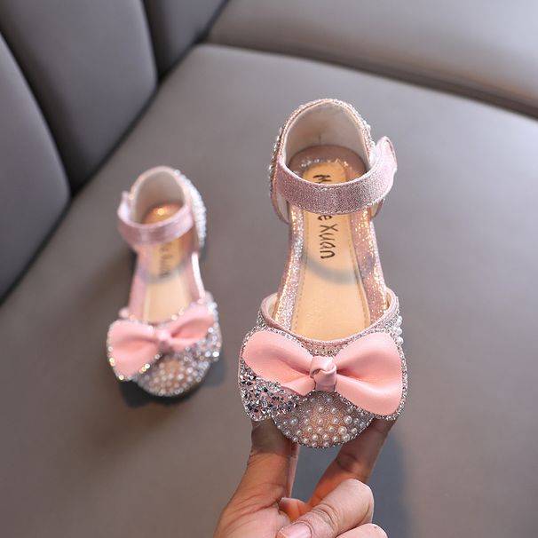 New Girl Princess Little Middle Child Baby Single Shoe Shoes Show Dance Shoes Girl Princess_vogvips.com
