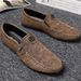 Men's Shoes Four Season Single Shoes, Retro Zipper, Casual Leather Shoes, Men's Shoes, Slip-On, Lazy Shoes_vogvips.com