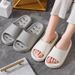 Couple Bathroom Men, Summer Non-Slip Indoor Bathing For Women, Hollow Soft Sole Water-Draining Home Slippers_vogvips.com