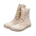 In-Stock Foreign Trade High-Quality European American Classic High-Top Thick-Soled Height-Increasing Canvas Shoes,_vogvips.com
