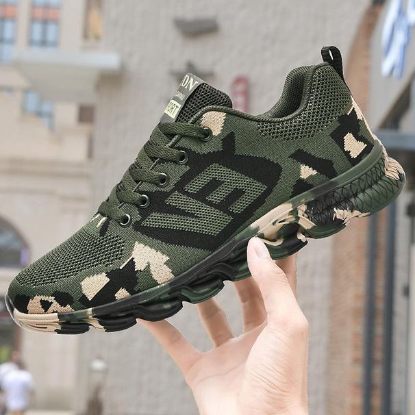 New Couple Casual Camo Sports Men's Daily Mountaineering Women's Comfortable And Breathable Mesh Shoes_vogvips.com
