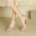 MTX 1088-19 Closed Hollow Velvet Waterproof Platform Sandals For Women 2025 Summer New Pointed Toe Stiletto High Heels_vogvips.com