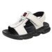 Genuine Leather Boys Korean Style Non Slip Soft Sole 1-6 Years Old Sandals_vogvips.com